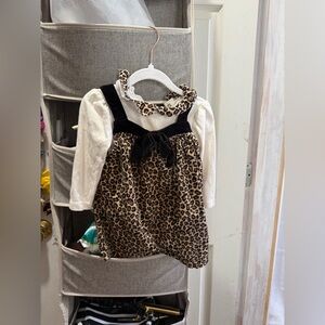 Vintage Gymboree Leopard Dress w/ Undershirt